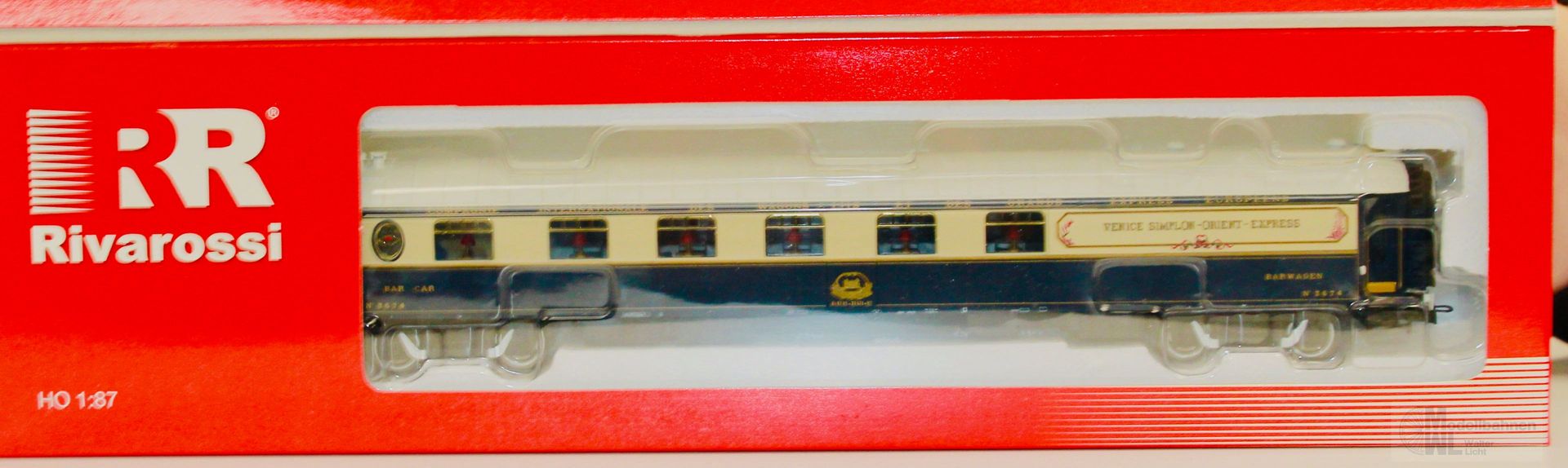 Rivarossi 4135 - Rivarossi - Barwagen CIWL Ep.II blau VSOE H0/GL